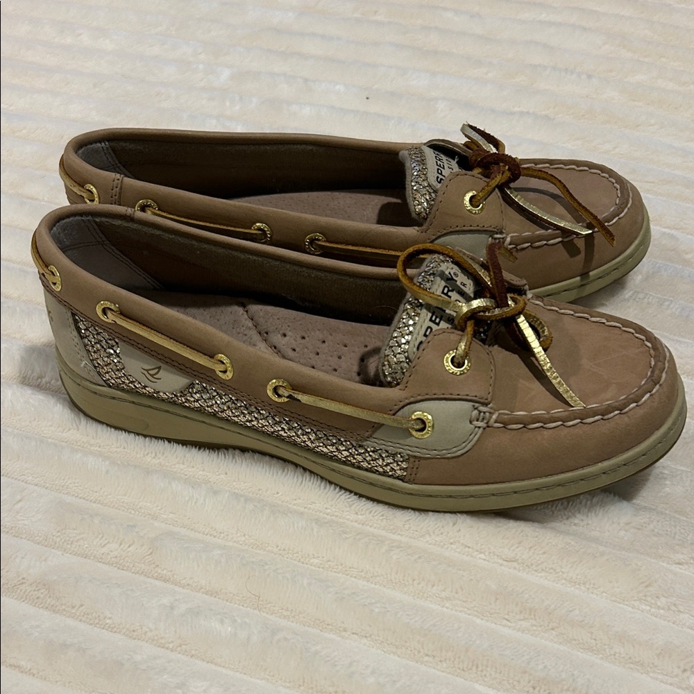 Sperry Women's Brown and Tan Loafers